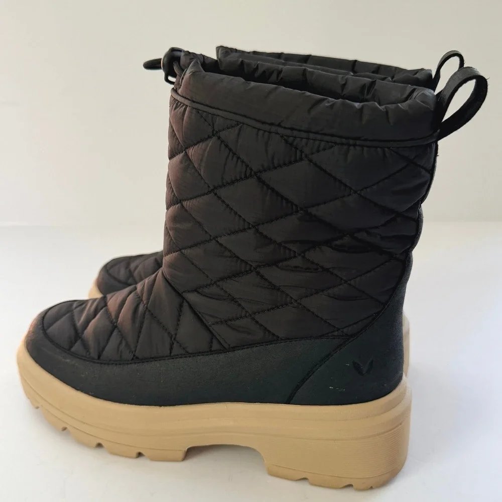 Vivaia Theo Quilted Waterproof PufferTherm Mid-Calf Boots Womens 6.5 EU 37 Warm